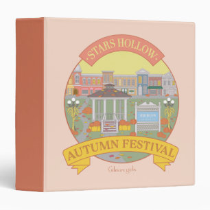 Gilmore Girls Stars Hollow Autumn Festival 3 Ring Binder