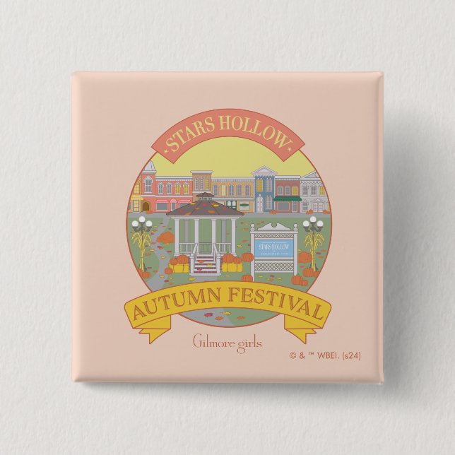 Gilmore Girls | Stars Hollow Autumn Festival Button (Front)