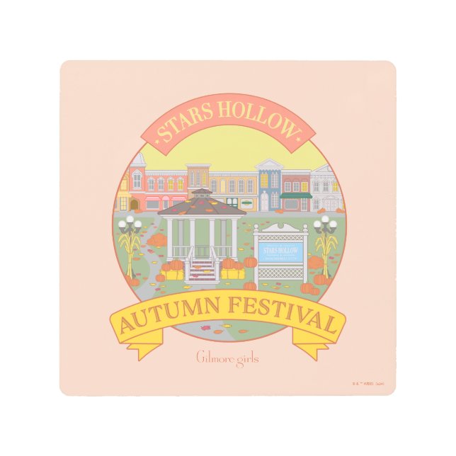 Gilmore Girls | Stars Hollow Autumn Festival Metal Print (Front)