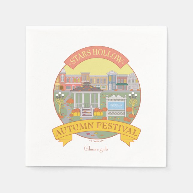 Gilmore Girls | Stars Hollow Autumn Festival Napkins (Front)