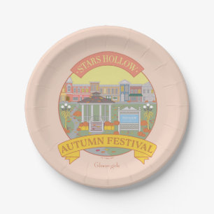 Gilmore Girls Stars Hollow Autumn Festival Paper Plates