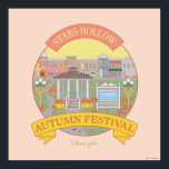 Gilmore Girls | Stars Hollow Autumn Festival Poster<br><div class="desc">Capture the cozy,  picturesque feeling of fall in Stars Hollow with this vibrant Autumn Festival design. Featuring the town square with its gazebo,  fall decorations,  and charming storefronts,  this artwork embodies the spirit of community and celebration that fans adore.</div>