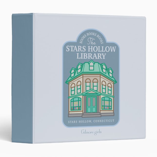 Gilmore Girls | Stars Hollow Library 3 Ring Binder (Front/Spine)