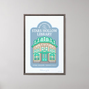 Gilmore Girls   Stars Hollow Library Canvas Print