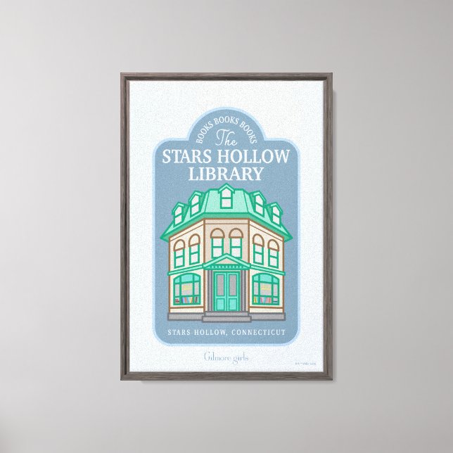 Gilmore Girls | Stars Hollow Library Canvas Print (Front)