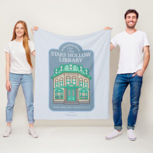 Gilmore Girls Stars Hollow Library Fleece Blanket