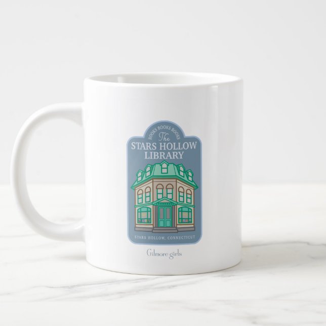 Gilmore Girls | Stars Hollow Library Giant Coffee Mug (Left)