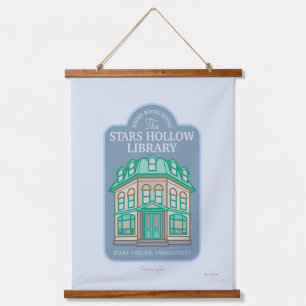 Gilmore Girls Stars Hollow Library Hanging Tapestry