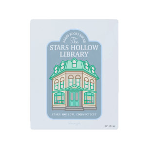Gilmore Girls   Stars Hollow Library Metal Print
