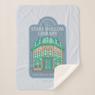 Gilmore Girls   Stars Hollow Library Sherpa Blanket