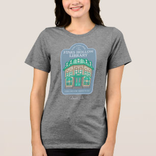Gilmore Girls Stars Hollow Library Tri-Blend Shirt