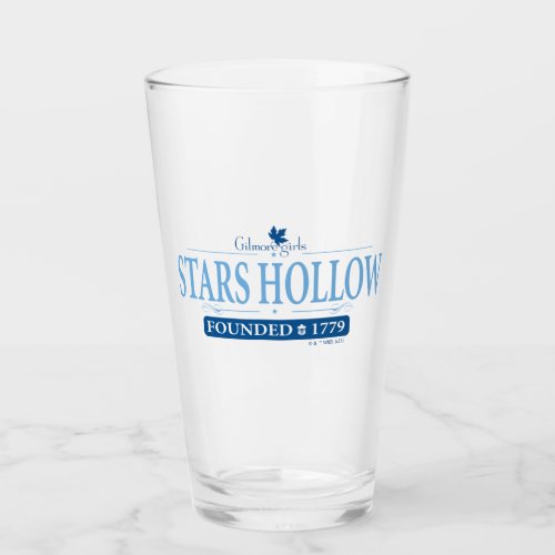 Gilmore Girls  Stars Hollow Logo Glass