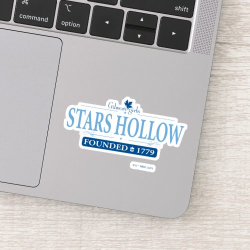Gilmore Girls  Stars Hollow Logo Sticker