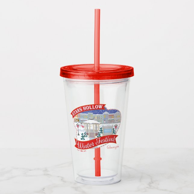 Gilmore Girls | Stars Hollow Winter Festival Acrylic Tumbler (Front)