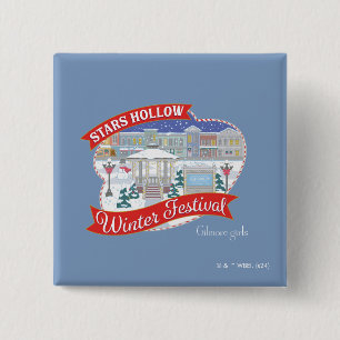 Gilmore Girls   Stars Hollow Winter Festival Button