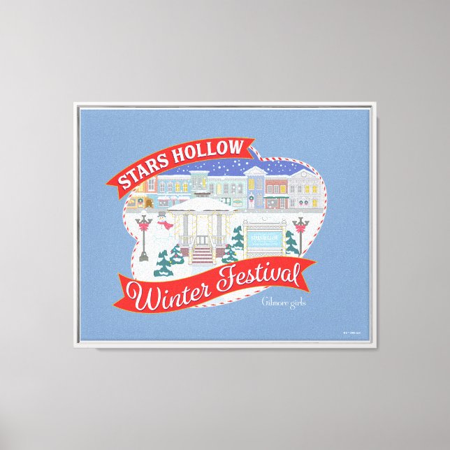 Gilmore Girls | Stars Hollow Winter Festival Canvas Print (Front)