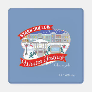 Gilmore Girls   Stars Hollow Winter Festival Coaster Set