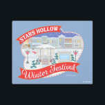 Gilmore Girls | Stars Hollow Winter Festival Metal Print<br><div class="desc">Celebrate the winter wonderland of Stars Hollow with this enchanting Winter Festival design. Featuring snow-covered buildings,  twinkling lights,  and festive decorations,  this artwork brings to life the warmth and community spirit of the town’s holiday season.</div>