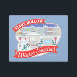 Gilmore Girls | Stars Hollow Winter Festival Metal Print<br><div class="desc">Celebrate the winter wonderland of Stars Hollow with this enchanting Winter Festival design. Featuring snow-covered buildings,  twinkling lights,  and festive decorations,  this artwork brings to life the warmth and community spirit of the town’s holiday season.</div>
