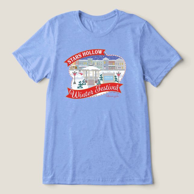 Gilmore Girls | Stars Hollow Winter Festival Tri-Blend Shirt (Design Front)