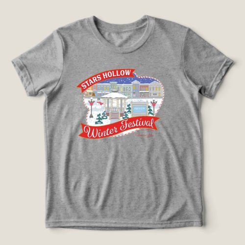 Gilmore Girls  Stars Hollow Winter Festival Tri_Blend Shirt