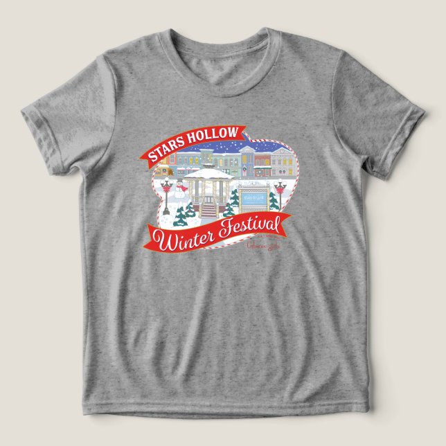 Gilmore Girls | Stars Hollow Winter Festival Tri-Blend Shirt (Design Front)