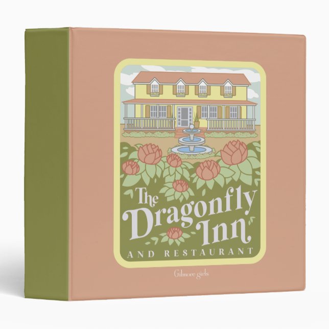 Gilmore Girls | The Dragonfly Inn & Restaurant 3 Ring Binder (Front/Spine)