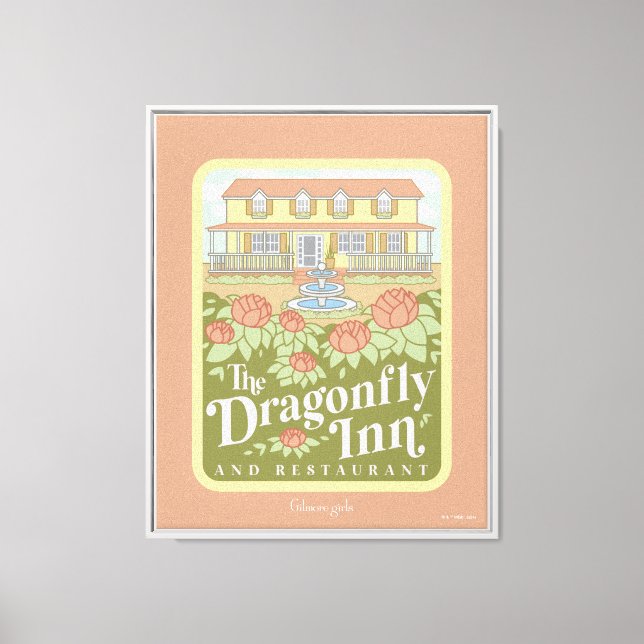 Gilmore Girls | The Dragonfly Inn & Restaurant Canvas Print (Front)
