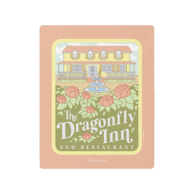 Gilmore Girls | The Dragonfly Inn & Restaurant Metal Print (Front)