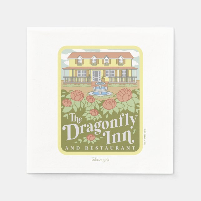 Gilmore Girls | The Dragonfly Inn & Restaurant Napkins (Front)