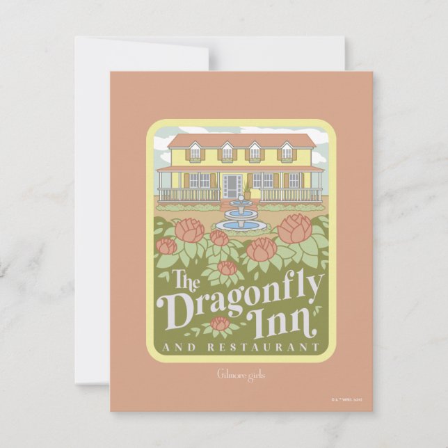 Gilmore Girls | The Dragonfly Inn & Restaurant Note Card (Front)
