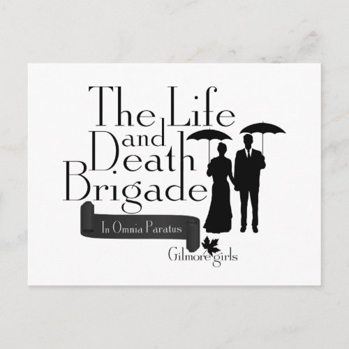 Gilmore Girls  The Life and Death Brigade Postcard