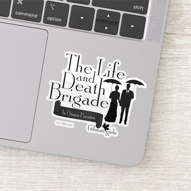 Gilmore Girls | The Life and Death Brigade Sticker (Detail)