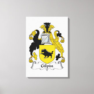 Gilpin Family Crest Canvas Print