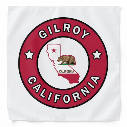 Gilroy California Bandana