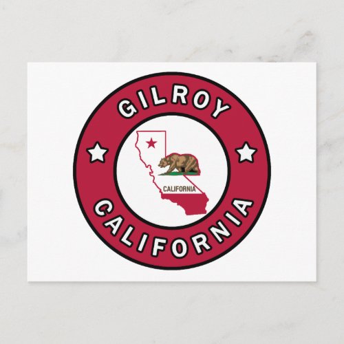 Gilroy California Postcard