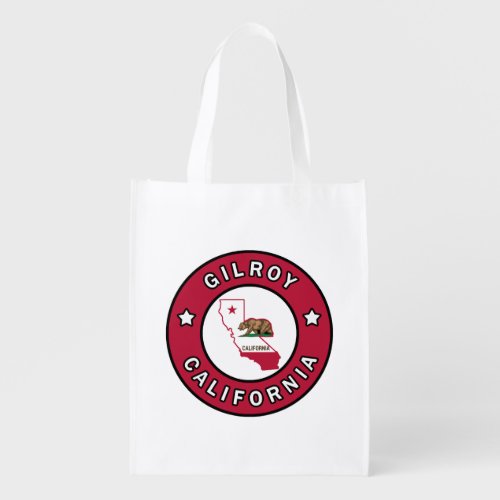 Gilroy California Reusable Grocery Bag