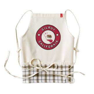 Gilroy California Zazzle HEART Apron