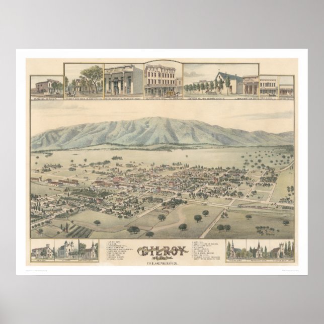 Gilroy : Santa Clara County California (1299) Poster (Front)