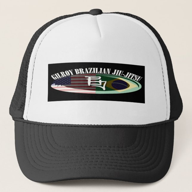 GilroyBJJbanner3 Trucker Hat (Front)