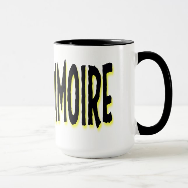 Gil's Grimoire Two-Tone Mug w/Wrap Text (Right)