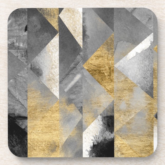 Gilt Reflections I Beverage Coaster (Front)