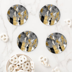 Gilt Reflections I Coaster Set