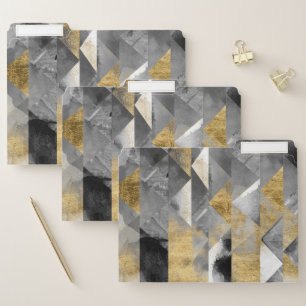 Gilt Reflections I File Folder