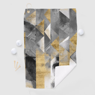 Gilt Reflections I Golf Towel