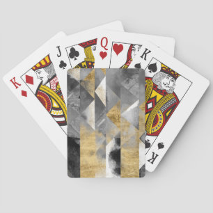 Gilt Reflections I Poker Cards