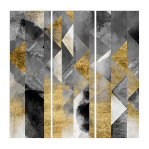 Gilt Reflections I Triptych