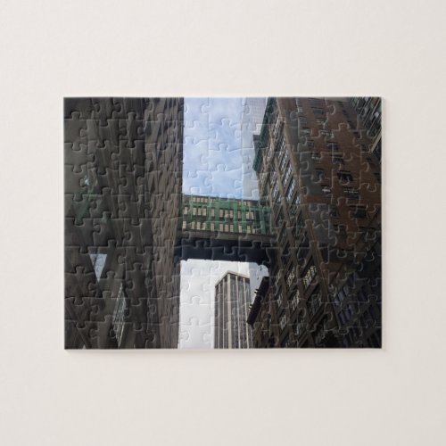 Gimbels Sky Bridge New York City NYC Photography Jigsaw Puzzle