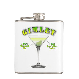 Gimlet Martini Cocktail Recipe Art Flask