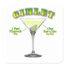 Gimlet Martini Cocktail Recipe Art